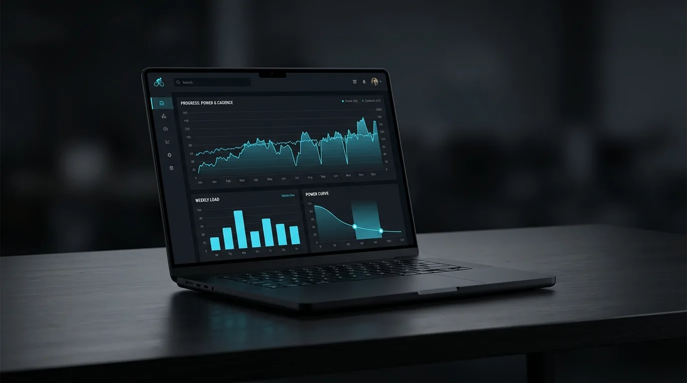Strive-Dashboard auf einem Laptop